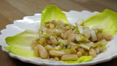 Fagioli e radicchio in insalata, la ricetta tradizionale del Veneto