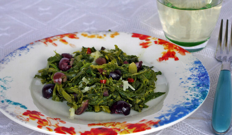 Broccoletti e olive ovvogati nel vino, la ricetta tradizionale calabrese