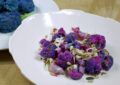 Insalata di cavolfiore viola con mix di semi oleosi