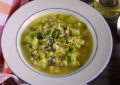 La minestra di zucchine e stracciatella